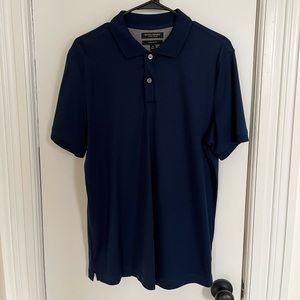 Banana Republic Navy LUXURY-TOUCH PERFORMANCE POLO Size Medium
